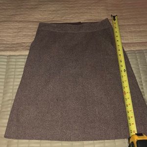 Brown Wool Skirt